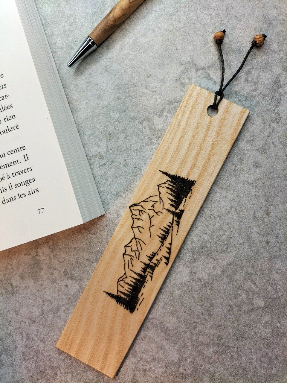 Marque-page "montagne"