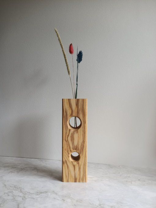 soliflore avec ouvertures rondes pour fleurs séchées